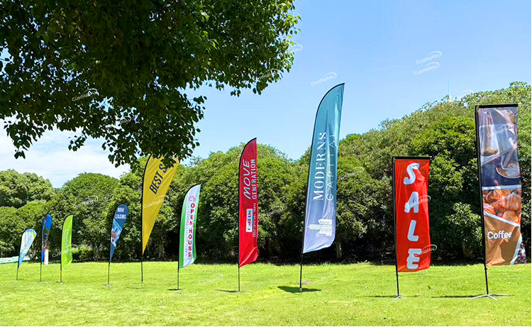 Feather Flag Size Guide: Choosing the Right Flag Height for Your Business