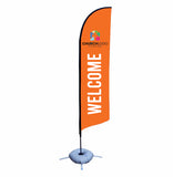 Church feather flag banner-Cusdisplay