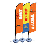 Custom Feather Flags Banner-Beach Flag(Flag+Pole+Base)