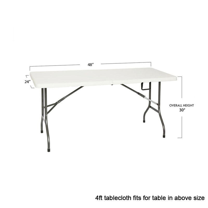 custom tablecloth for 4ft table