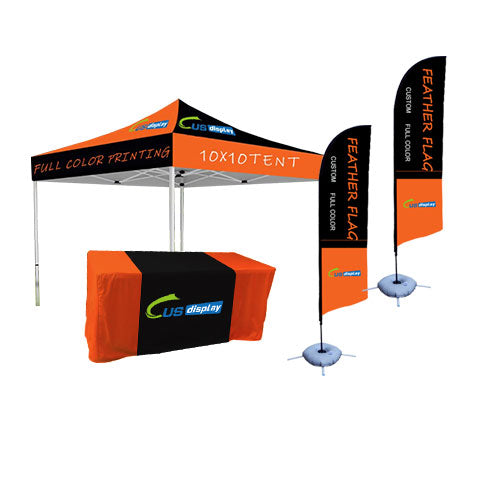 Custom tents flags and tablelcoth