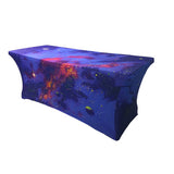 Trade Show Table Covers-Custom Stretch Table Covers